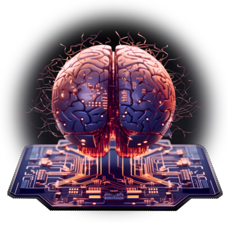 banner image of AI brain